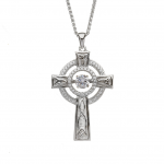 Celtic Cross Dancing Stone Jewelry Celtic Elegance cubic zirconia